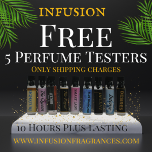 5 Free Perfume Testers - 1ml each