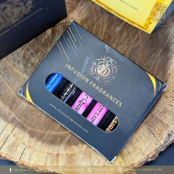 Pack of 5 Mini Perfume Kit - 5 ML each with Beautiful Gift Box - Image 2